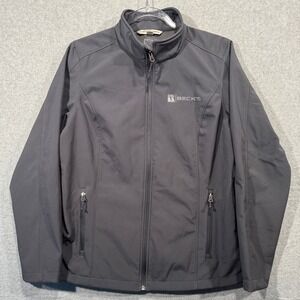 Port Authority Soft Shell Jacket‎ Full Zip Lightweight Beck's Logo Women's L